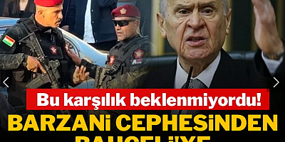 Bu karşılık beklenmiyordu: Barzani cephesinden Bahçeli'ye çok sert yanıt