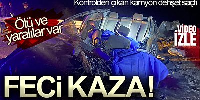 Burdur'da feci kaza: Ölü ve yaralılar var