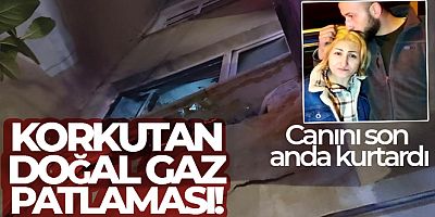 Bursa'da 5 katlı binanın 2. katında doğal gaz patlaması sonucu yangın çıktı