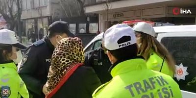Bursa'da bankaya maskesiz alınmayan anne-kız ortalığı birbirine kattı