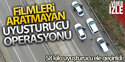 Bursa'da film sahnelerini aratmayan uyuşturucu operasyonu