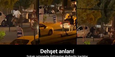 Bursa’da öldüresiye dayak kamerada: 1 yaralı