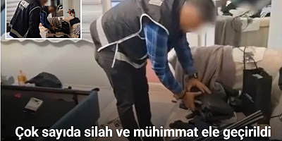 Bursa’da suç örgütleriyle bağlantılı şahıslara operasyon: Çok sayıda silah ve mühimmat ele geçirildi