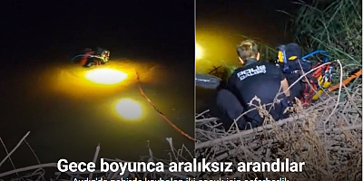 Büyük Menderes’te kaybolan 2 çocuk için gece boyunca arama çalışması