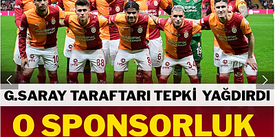 Büyük tepki vardı! Galatasaray o sponsorluğu iptal etti!