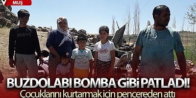 Buzdolabı patlayan ev harabeye döndü