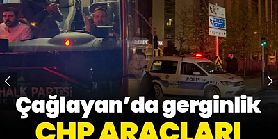 Çağlayan'da gerginlik: CHP'nin araçları alana sokulmuyor