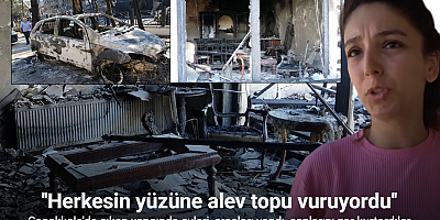 Çanakkale’de çıkan yangında evleri, araçları yandı, canlarını zor kurtardılar