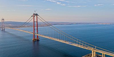Çanakkale'nin incisi 1915 Çanakkale Köprüsü'nde sona yaklaşıldı
