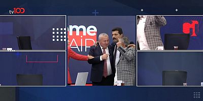 Cemal Enginyurt'un koruması stüdyoda Latif Şimşek'i darp etti