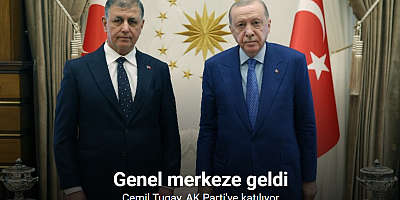 Cemil Tugay, AK Parti Genel Merkez binasına geldi