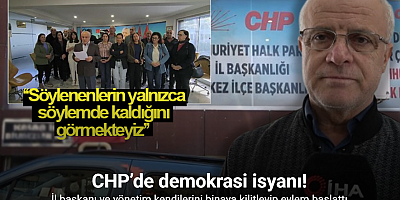 CHP’de demokrasi isyanı: İl başkanı ve yönetim kendilerini binaya kilitleyip eylem başlattı