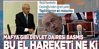 CHP Genel Başkanı Kemal Kılıçdaroğlu'nun Meclis'teki skandal hareketine Hulki Cevizoğlu'ndan iğneli yanıt: TÜİK kapısına dayanmış bu el hareketi ne ki