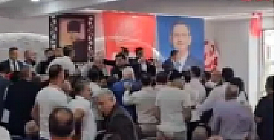 CHP ilçe kongresinde kavga çıktı