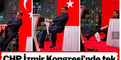 CHP İzmir Kongresi'nde tek aday Güç, kürsüde fenalaştı
