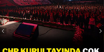 CHP kurultayında dikkatler o pankartta toplandı