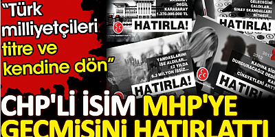 CHP'li isim MHP'ye geçmişini hatırlattı. Türk milliyetçileri titre ve kendine dön!