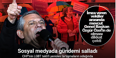 CHP’nin 2015 yılında LGBT’liler için verdiği kanun teklifi sosyal medyada gündem oldu