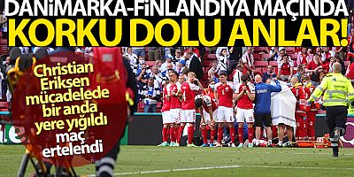 Christian Eriksen son durumu nedir! Danimarka-Finlandiya maçında korku dolu anlar!