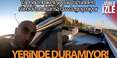 Çılgın youtuber bu kez de Avrupa'dan Asya kıtasına metrobüsün üstünde geçti