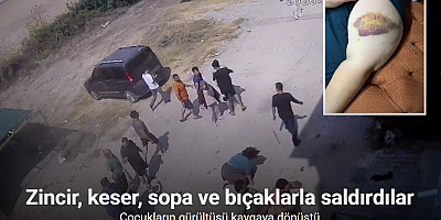 Çocukların gürültüsü kavgaya dönüştü: Zincir, keser, sopa ve bıçaklarla saldırdılar