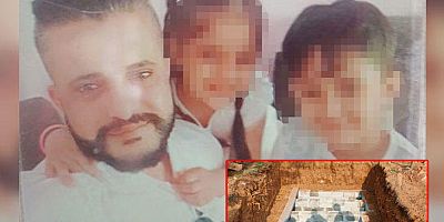 Çocuklarını öldürüp, intihar etmişti; yan yana toprağa verildiler