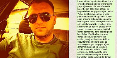 Çocuklarıyla evi terk eden eşi Sevgililer Günü’nde barışmayınca ‘Elveda’ yazıp, intihar etti