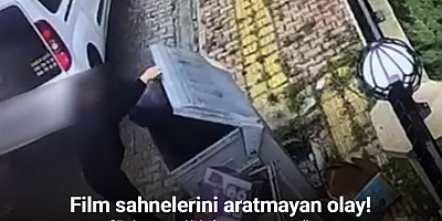 Çöp konteyneri içinde uyuşturucu teslimatı kameraya yansıdı: 4 kişi 6 bin 937 hapla yakalandı