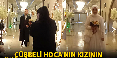 Cübbeli Hoca'nın kızının düğününe çok sayıda kişi katıldı