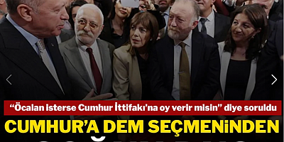 Cumhur’a DEM seçmeninden soğuk duş: “Öcalan isterse Cumhur İttifakı'na oy verir misin” diye soruldu