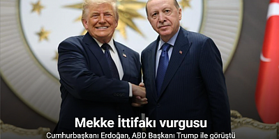 Cumhurbaşkanı Erdoğan, ABD Başkanı Trump ile görüştü