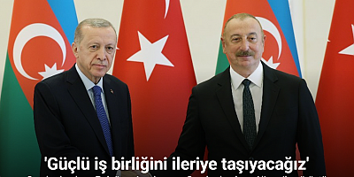 Cumhurbaşkanı Erdoğan, Azerbaycan Cumhurbaşkanı Aliyev ile görüştü