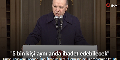 Cumhurbaşkanı Erdoğan: 