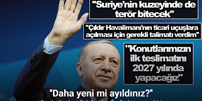 Cumhurbaşkanı Erdoğan: 