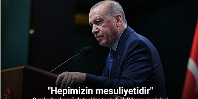 Cumhurbaşkanı Erdoğan’dan 