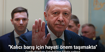 Cumhurbaşkanı Erdoğan: ''Filistin Devleti'ni tanıyın''