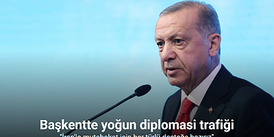 Cumhurbaşkanı Erdoğan’ın diplomasi trafiği