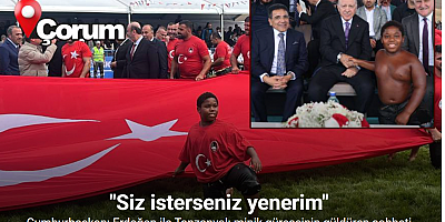 Cumhurbaşkanı Erdoğan’ın sohbet ettiği Tanzanyalı minik güreşçi, o anları anlattı