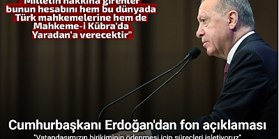 Cumhurbaşkanı Erdoğan: 