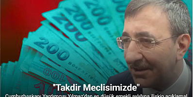 Cumhurbaşkanı Yardımcısı Yılmaz’dan en düşük emekli aylığı açıklaması