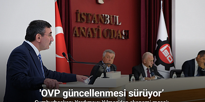 Cumhurbaşkanı Yardımcısı Yılmaz: ‘‘OVP güncellenmesi sürüyor’’