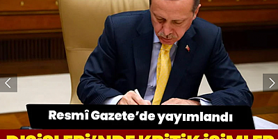 Cumhurbaskanlığı atamaları Resmi Gazete'de