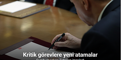 Cumhurbaşkanlığı tarafından yapılan atamalar Resmi Gazete’de