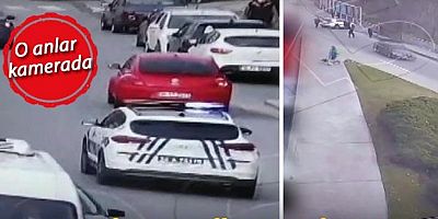 D-100'de polisle şüpheliler arasında kovalamacada bir kadın hayatını kaybetti; Kovalamaca anları kameralarda