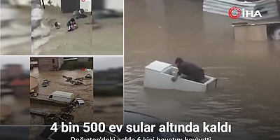 Dağıstan'daki selde 6 kişi hayatını kaybetti