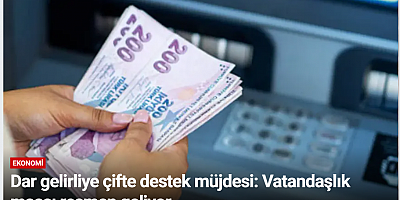 Dar gelirliye çifte destek müjdesi: Vatandaşlık maaşı resmen geliyor