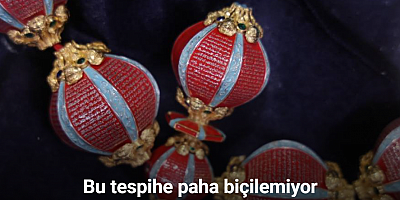 Değer biçilemiyor: Kur’an-ı Kerim’in 604 sayfası tespihe nakşedildi