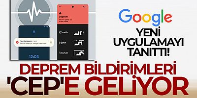 Deprem bildirimleri 'cep'e geliyor