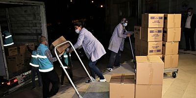 Deprem bölgesi Elazığ'dan İzmir'e yardım