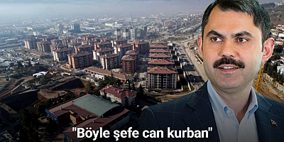 Deprem bölgesinden Bakan Kurum’a destek: 